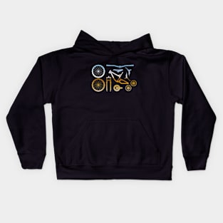 Bike parts Kids Hoodie